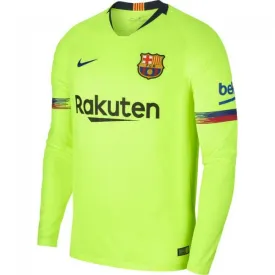 Barcelona Away 2018-2019 LongSleeve Jersey