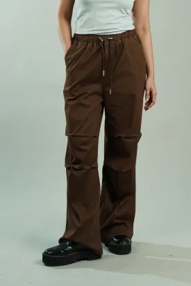 Barrel Brown Oversized Trousers