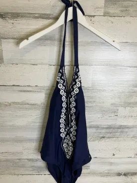 Blue & White Swimsuit Kona Sol, Size M