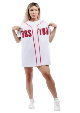 Boston Baseball Sequin Dress