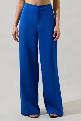 Chelsea Belted Wide Leg Trousers