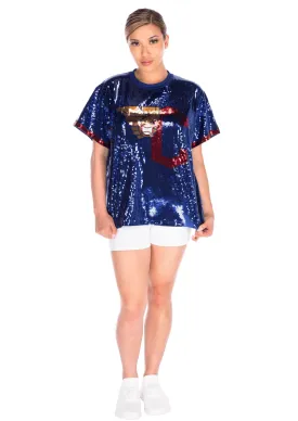 Cleveland Baseball Sequin Shirt