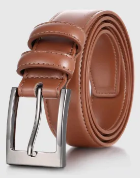 Dual Loop Leather Classic Prong Belt