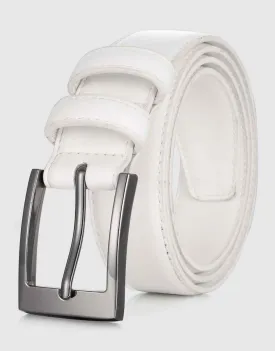 Dual Loop Leather Classic Prong Belt