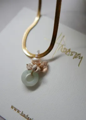 Intertwined (champagne)- 3 in 1 Necklace