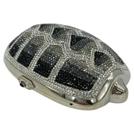 Judith Leiber Swarovski Crystal Turtle Minaudiere