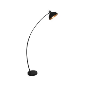 LAMP FLOOR-BLACK METAL ARC 173cm H