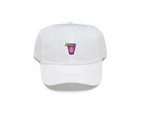 Lightweight Cotton Hat: White with Transfusion Icon