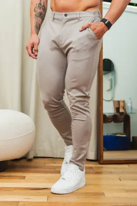 LUXE TROUSER - TAUPE