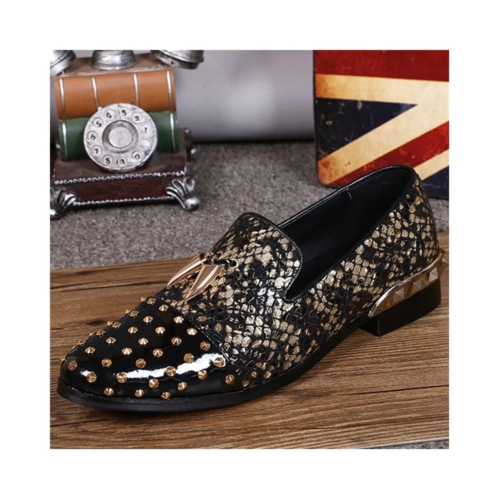 Men Tassel Decoration Slip On Loafer