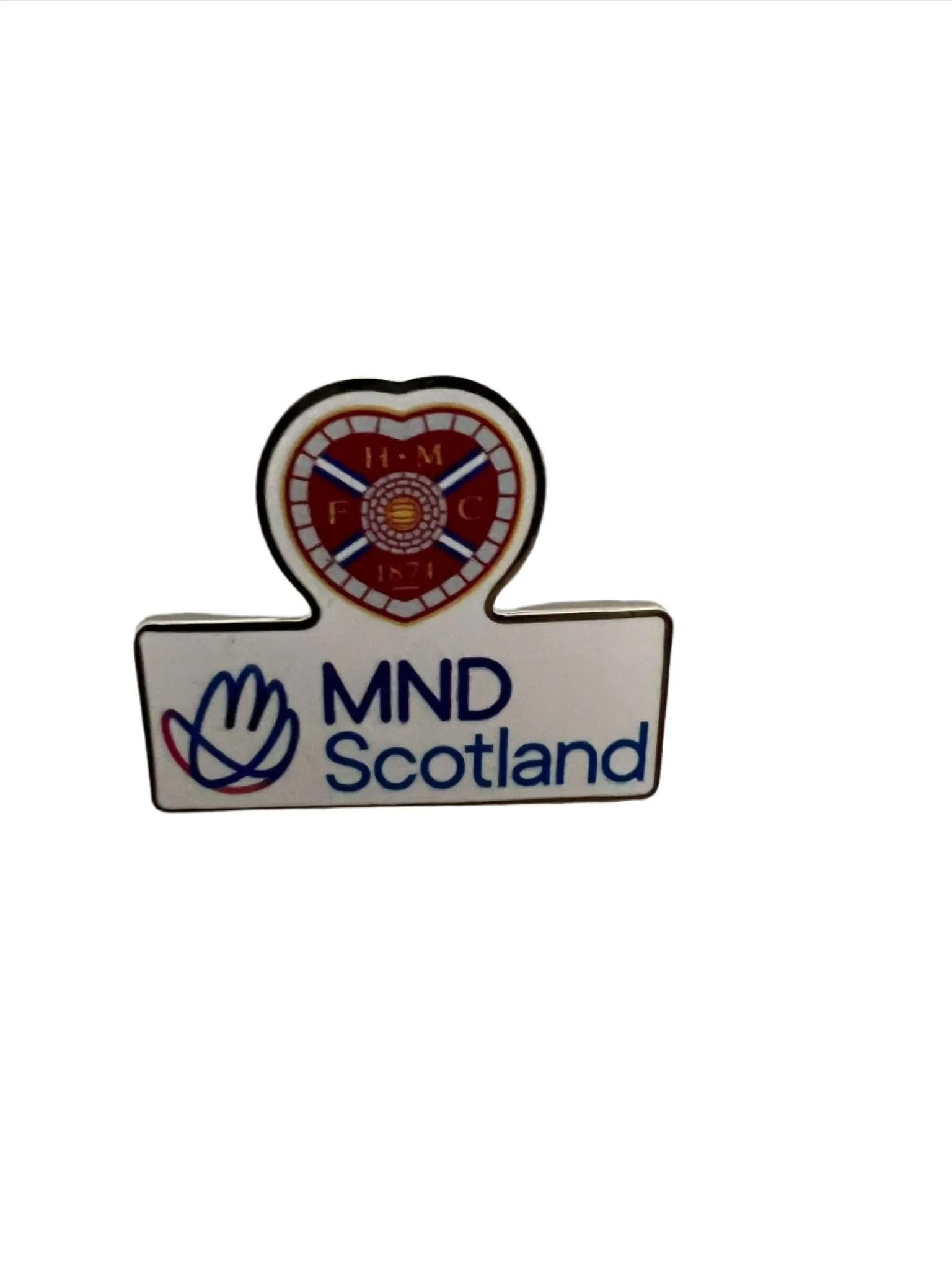 MND Scotland Crested Pin Badge