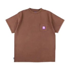 Pocket S/S Tee / MAHOGANY