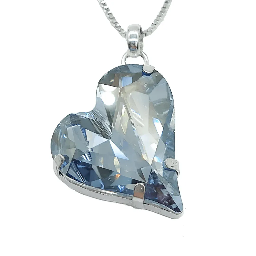 Swarovski Crystals Heart Pendant