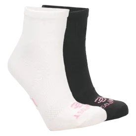 WOMEN'S QUARTERS LITE BLACK SOCKS