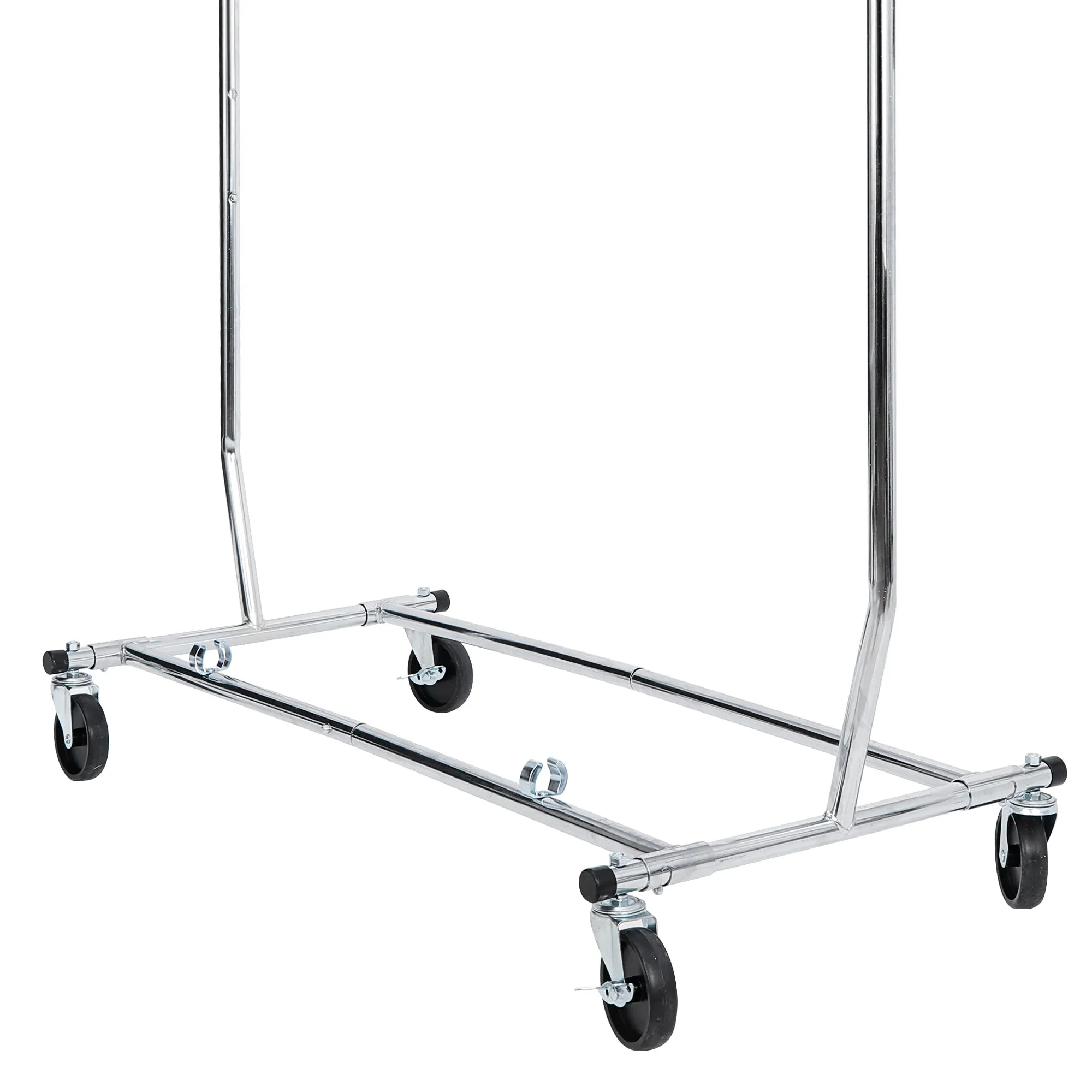 ZENY™ Commercial Grade Clothing Garment Rack, Heavy Duty Clothes Rack on Wheels, with Extendable Hanging Rail